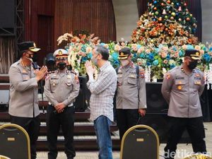 Polisi Cek Kesiapan Gereja di Sidoarjo Jelang Natal 2021