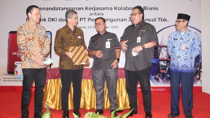 Bank DKI bersama dengan Pembangunan Jaya Ancol (PJA) melakukan penandatanganan kerja sama kolaborasi bisnis.