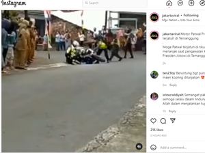 Viral Motor Polisi Pengawal Jokowi Jatuh, Ini Cara Berkendara Moge di Tanjakan yang Menikung
