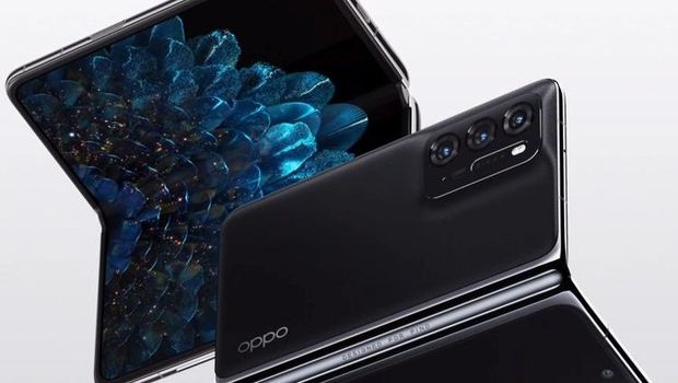 Oppo Find N (Tangkapan layar Twitter/Evleaks )