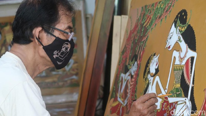 Pelukis Bantul Ini Raup Cuan lewat Seni Wayang Berbalut Rohani Pelukis Bantul Ini Raup Cuan lewat Seni Wayang Berbalut Rohani
