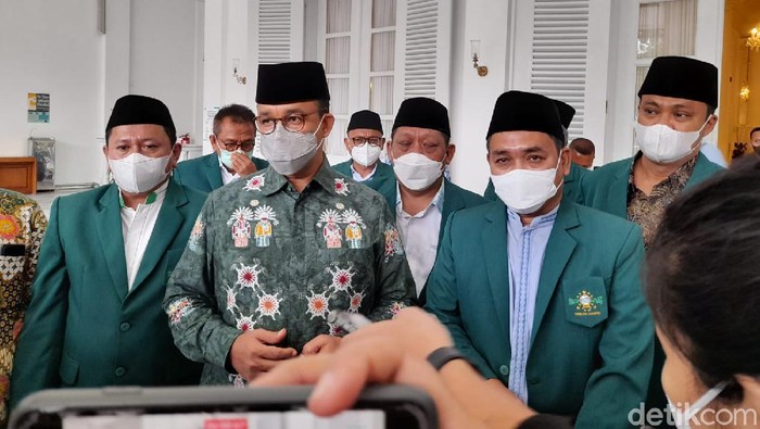 PWNU DKI Jakarta bertamu ke Kantor Anies Baswedan.
