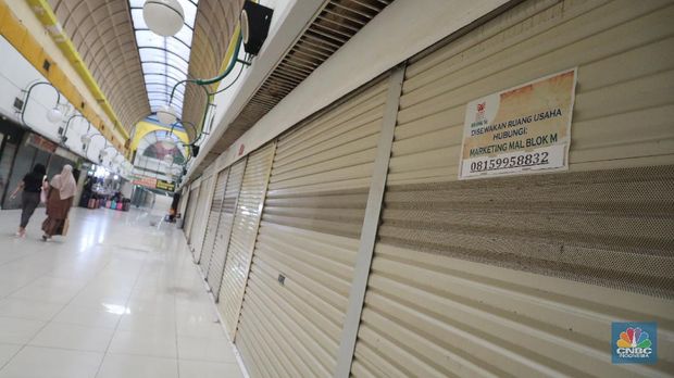 Suasana Blok M mall (CNBC Indonesia/Amndrean Kristianto)