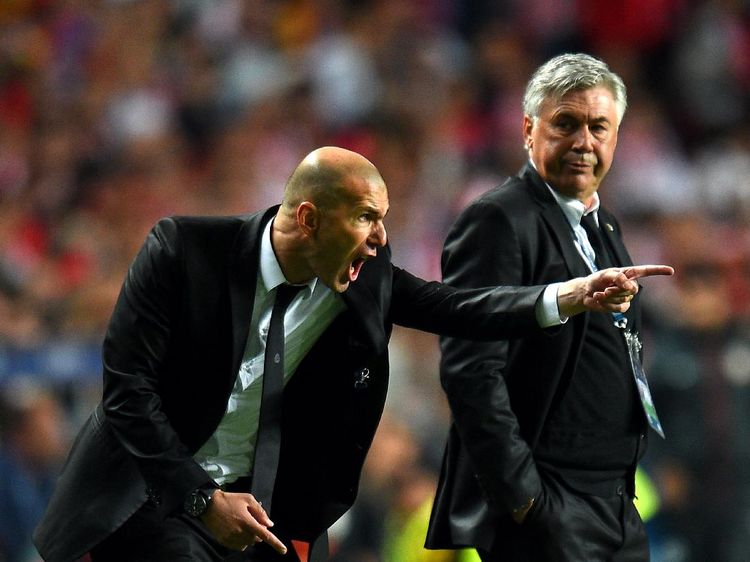 5 Perbedaan Ancelotti dan Zidane Latih Real Madrid