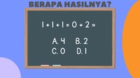 Teka-teki terakhir. Hitung-hitungan sederhana.