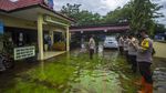 Banjir di Banjar, Vaksinasi dan Kantor Polisi Tetap Layani Warga