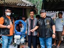 Komunitas Moge Harley-Davidson Lakukan Bakti Sosial untuk Korban Erupsi Semeru