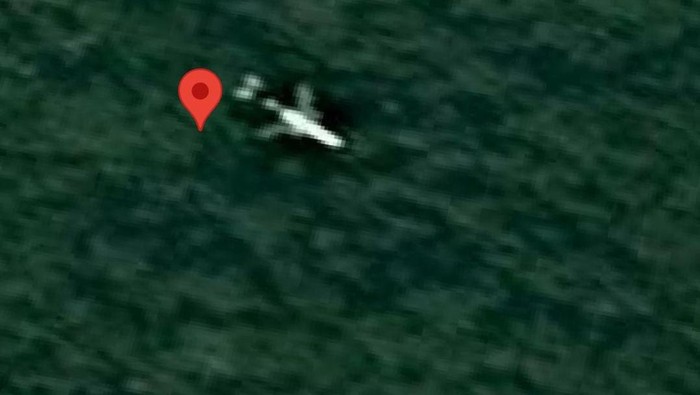 Citra satelit diduga lokasi jatuhnya MH370 di Kamboja (Tangkapan layat Google Maps)