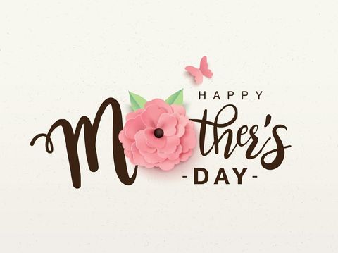 Contoh Kartu Ucapan Hari Ibu Send your mom the blooming flowers greeting card to celebrate the Mother's Day
