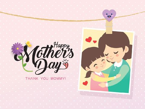 Contoh Kartu Ucapan Hari Ibu Send your mom the blooming flowers greeting card to celebrate the Mother's Day