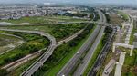 Foto Udara Gerbang Tol Gedebage yang Belum Juga Dibuka
