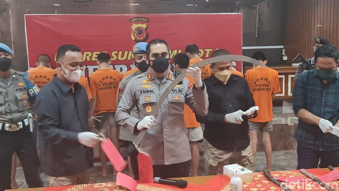 Polisi Tangkap Kawanan Geng Motor Kriminal di Sukabumi