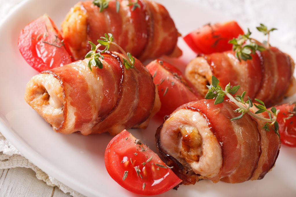 Resep Ayam Gulung Beef Bacon
