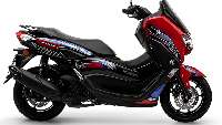 Yamaha Nmax versi Spiderman ini hadir dengan satu pilihan warna, yakni Metallic Red Magma. Foto: Dok. Yamaha Motor Brasil