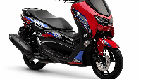Mempermanis tampilan, efek saring laba-laba juga diukirkan di sekujur bodi, termasuk juga disematkan logo laba-laba di ujung spakbor depan. Foto: Dok. Yamaha Motor Brasil