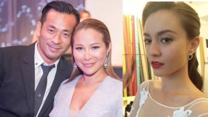 Alvin Chau bersama Heidi Chan dan Mandy Lieu