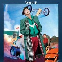 “Aku pikir bersenang-senang adalah salah satu hal yang memungkinkan aku bekerja tanpa merasa lelah,” ucap personel tertua BTS, Jin. Foto: dok Vogue Korea