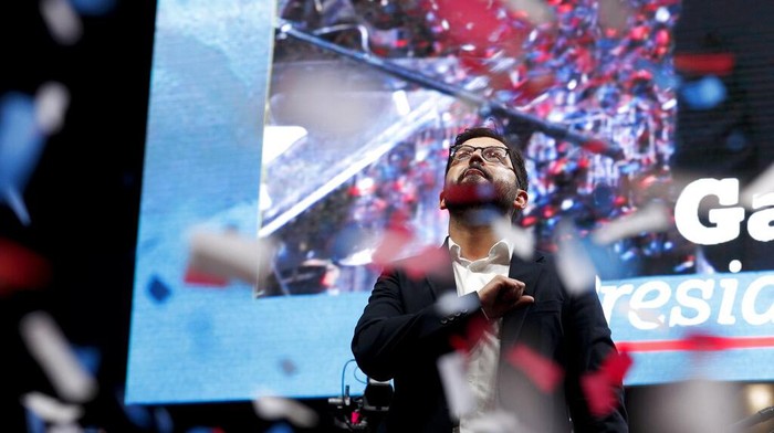 Chile's President elect Gabriel Boric, of the 