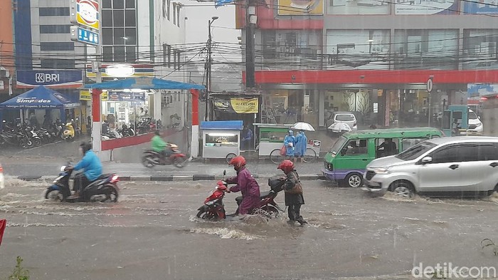 Genangan air di Bogor.