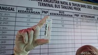 Tes kesehatan itu meliputi swab antigen, cek tensi darah dan tes urine.  