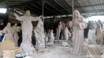 Jelang Natal, Pesanan Patung Rohani di Bantul Meningkat