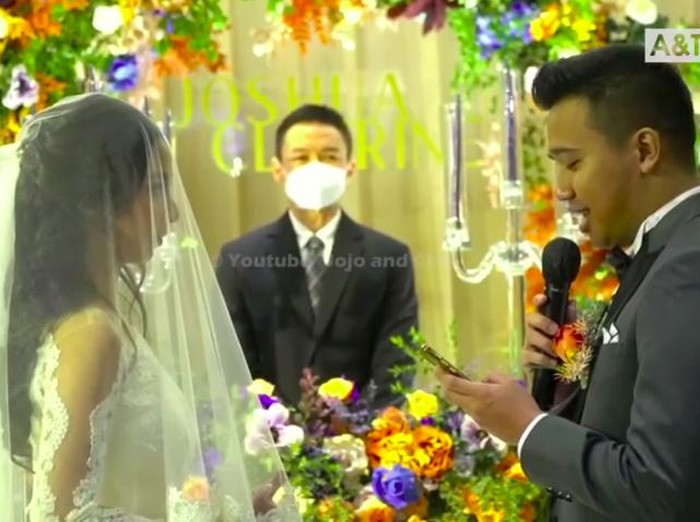 Joshua Suherman Pemberkatan nikah Joshua Suherman