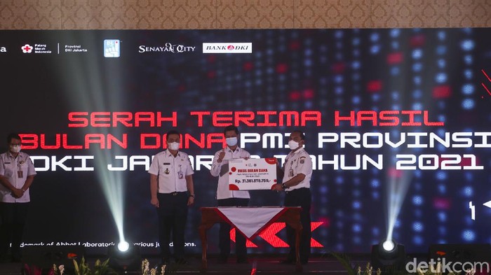 Wakil Gubernur DKI Jakarta Ahmad Riza Patria mengapresiasi kepedulian masyarakat dalam Bulan Dana PMI Tahun 2021 dengan menghimpun donasi mencapai Rp31,3 miliar.