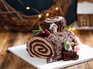 Sejarah dan Filosofi Yule Log, Bolu Gulung Bentuk Batang Kayu
