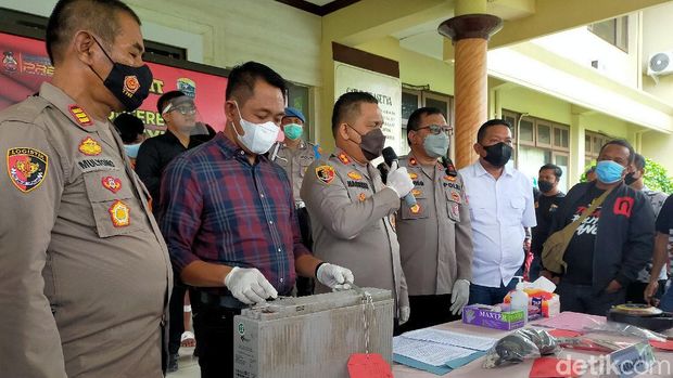 sindikat pencurian baterai tower diringkus