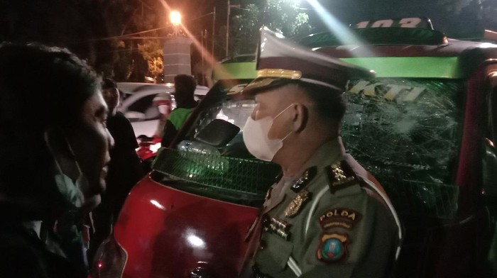 Sopir angkot di Medan tabrak sejumlah pengendara