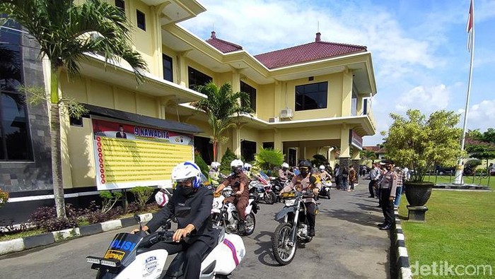 Apel Natal dan Tahun Baru di Polres Magelang, Kamis (23/12/2021).