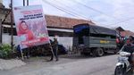 Banner Puan di Lokasi Terdampak Erupsi Semeru Diturunkan
