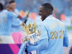 Benjamin Mendy, pemain Manchester City, sudah ditahan sejak Agustus lalu atas dugaan pemerkosaan dan kekerasaan seksual. (Foto: Getty Images/Pool)