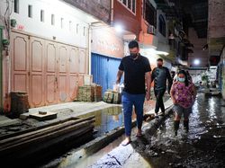 Sidak Pengerjaan Drainase, Bobby Geram dengan Kinerja Dinas PU Medan