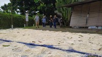 Lokasi Rumah Tenun Magelang berada di Jalan Raya Bandongan Km 7 Tonoboyo, Bandongan, Magelang, Jawa Tengah. (Eko Susanto/detikcom)