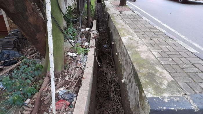 Got yang disebut sering meluap di Komplek Askrindo Bintaro, Jakarta Selatan.