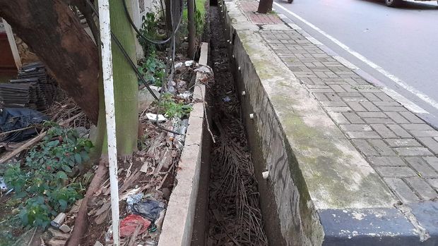 Got yang disebut sering meluap di Komplek Askrindo Bintaro, Jakarta Selatan.