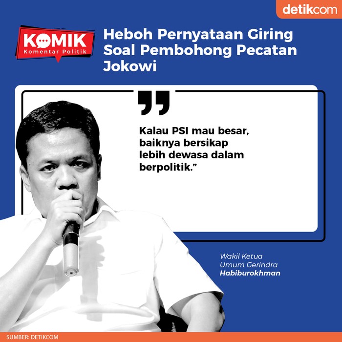 Heboh Pernyataan Giring Soal Pembohong Pecatan Jokowi (Tim Infografis detikcom)