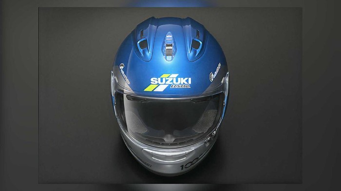 Helm edisi 100 tahun Suzuki Helm edisi 100 tahun Suzuki