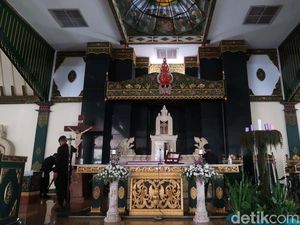 Jelang Natal, Gegana Sterilisasi Gereja di Bantul