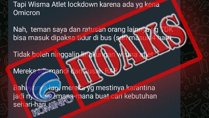 Hoaks dari grup WAG.