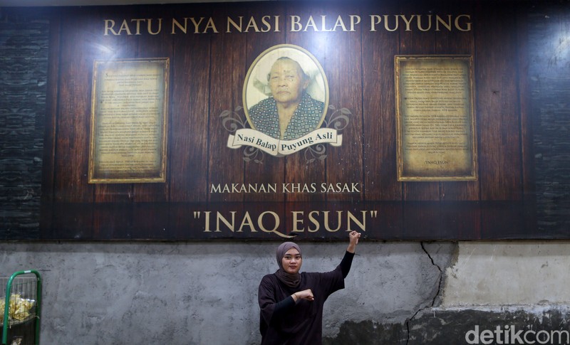 Nasi Balap Puyung Inaq Esun, Lombok.