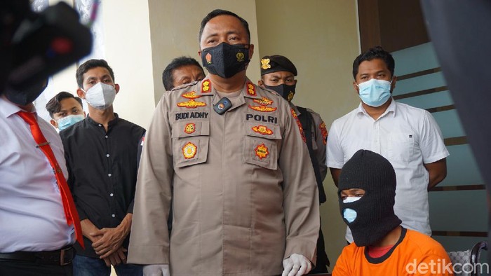 Rilis kasus penculikan dan pembunuhan balita di Polres Demak, Kamis (23/12/2021)