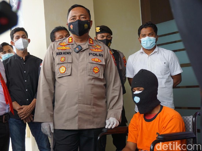 Rilis kasus penculikan dan pembunuhan balita di Polres Demak, Kamis (23/12/2021)