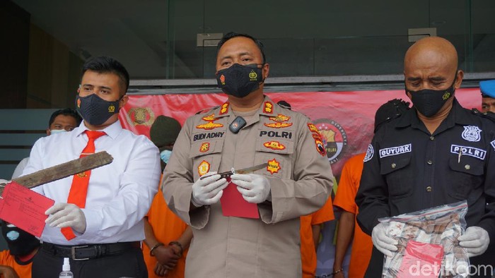 Rilis kasus penculikan dan pembunuhan balita di Polres Demak, Kamis (23/12/2021)