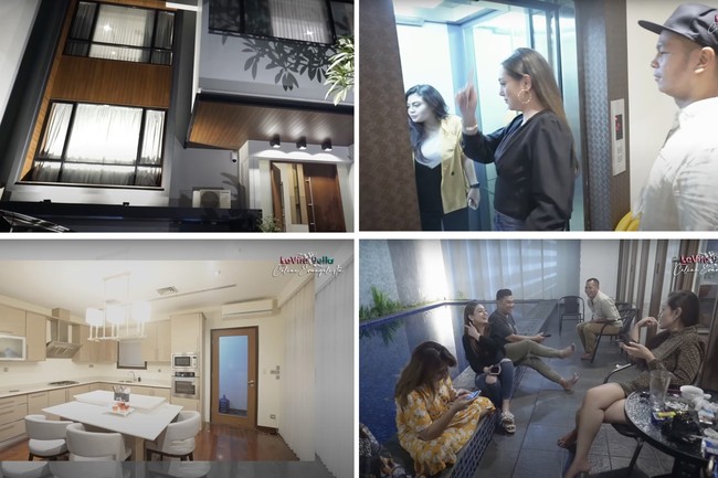 Memiliki karier yang sukses tak heran jika Celine Evangelista mampu membeli sebuah rumah mewah baru. Rumah mewah dua tingkat itu bernuansa warna putih dan memiliki beragam fasilitas yang cukup lengkap. Salah satunya adalah lift yang terletak di bagian sudut dalam rumah. Tak hanya lift, kolam renang pun tersedia di rumah baru Celine Evangelista. Foto: dok. YouTube/Celine Evangelista