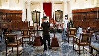  Penerapan protokol kesehatan itu diharapkan dapat mencegah penyebaran virus Corona di area gereja tersebut.