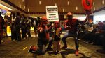 Saat Spider-Man Hibur Anak Yatim di Sukoharjo