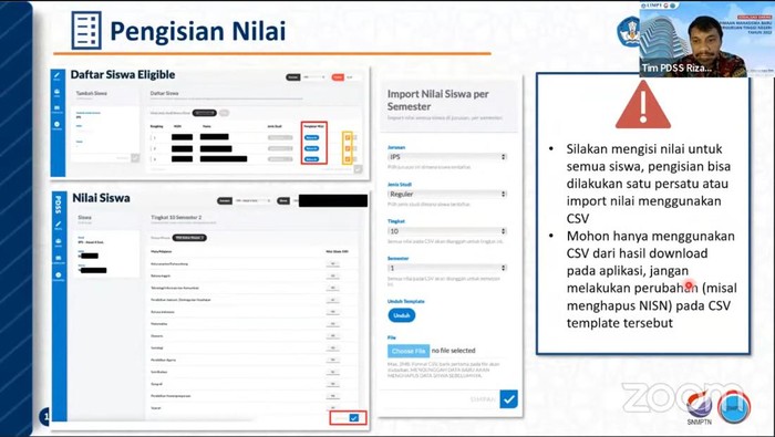 Apakah SMK perlu konversi nilai siswa untuk daftar SNMPTN 2022? Begini kata tim PDSS.
