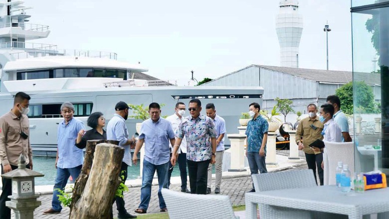 Bamsoet di Pelabuhan Benoa Bali Bamsoet di Pelabuhan Benoa Bali